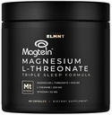 ELMNT Triple Sleep Magnesium Threonate w. Apigenin, Theanin & Magtein Magnesium L- Threonate - High Absorption Magnesium Supplement kapsler til mænd og kvinder Magnesiumpulverpiller
