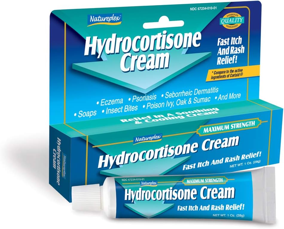 Hydrocortison Cream Fast Itch og Udslæt Relief