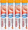 Mivolis C-vitamin brusetabletter - Kosttilskud 4 Pakninger x 20 stk