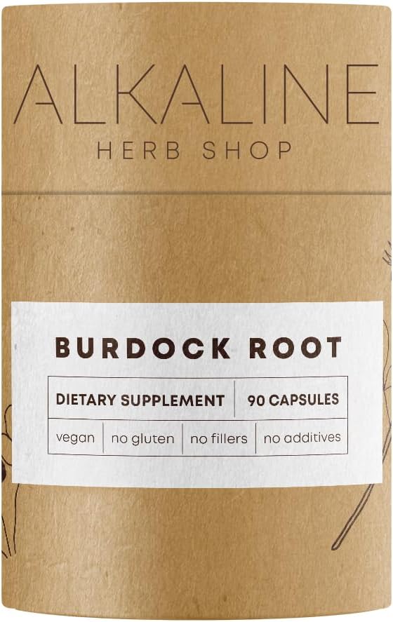 Alkaline Herb Shop Burdock Root Supplement 90 Kapsler