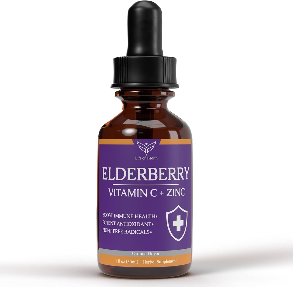 Hyldebær C-vitamin og Zinkvitamin 124; immunsupporttilskud Supplement 124; Hyldebær 124; C-vitamin med Zink 124; Zink og C-vitamin 124; Hyldebær Kosttilskud 124; C-vitamin Zink 124; Hyldebær Vitamin 124; 1 fl oz