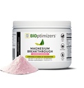 BIOptimizers Magnesium Breakthrough Drink - 8 former for Magnesium, elektrolyter, søvn sundhed, stress, Muscle Recovery, Heart Support Medical 124; Glycinate, Citrate, Malate- Raspberry Lemon