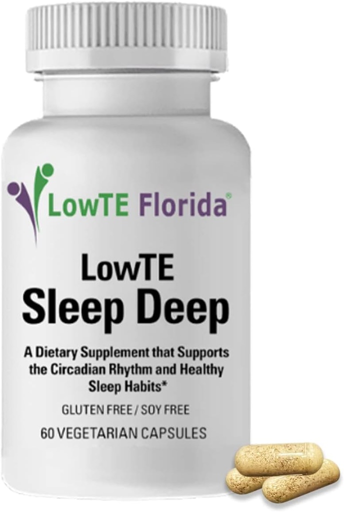 Sleep Deep - 60 kapsler I Sleep Supplement med Melatonin 5mg, Ashwagandha, GABA, Lemon Balm Extract & l Theanine, Sleep Aid for Sund Circadian Rhythms