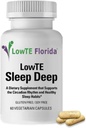 Sleep Deep - 60 kapsler I Sleep Supplement med Melatonin 5mg, Ashwagandha, GABA, Lemon Balm Extract & l Theanine, Sleep Aid for Sund Circadian Rhythms