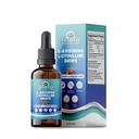 L- Arginin L- Citrullin Drops Liquid, L- Arginin for mænd med bor og zink, høj absorption L- Arginin L- Citrullin Kosttilskud, Sublingual Liquid L- Arginin 1000 mg, Vegan, Non GMO, 60ml