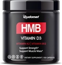 HMB med D3, K2 & B12 - Muscle Health Support - 150 Kapsler - Made in USA