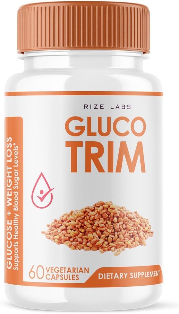 GlucoTrim - GlucoTrim orale kapsler til at holde stable sunde niveauer, All- Natural Blood Dietary Supplement, GlucoTrim Advanced Formel for optimal sundhed, Gluco Trim anmeldelser (60 kapsler)