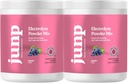 JUNP Electrolytes Powder No Sugar No Carbs - Vin modnet Grape Infunded Mix - Kalium & Salt Electrolyte Hydration Powder Zero Calorie Sugar Free Electrolyte Powder, 180 Servering