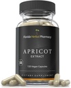 Florida Herbal Pharmacy Apricot Supplement kapsler 20: 1 (120 kapsler) 500 mg per kapsel, 1000 mg servering