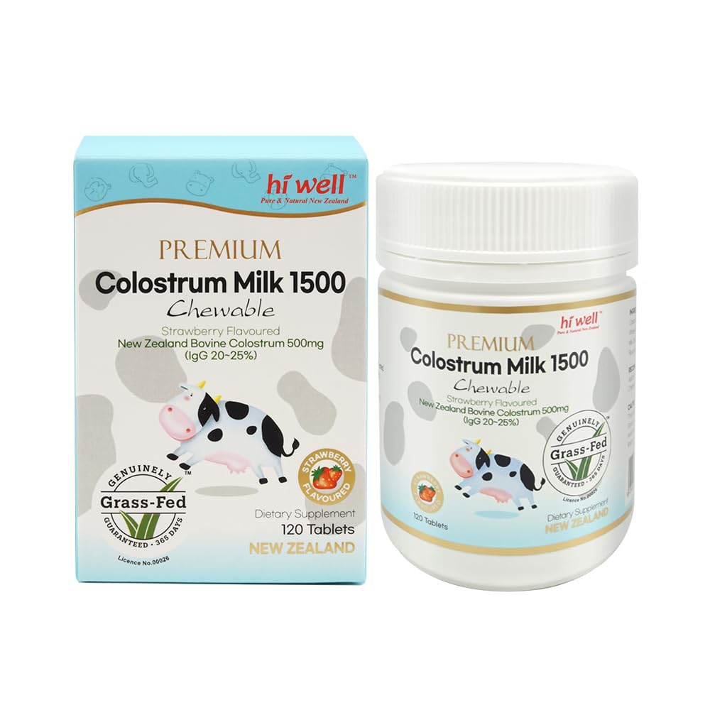 Hej Well Premium Grass- Fed Colostrum1500 120Tablets (1)