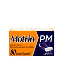 Motrin PM kapsler med 200 mg Ibuprofen & 38 mg Diphenhydramin Sleep Aid, Nighttime Pain Reliever for Minor Aches & Pains, Bulk, 80 ct