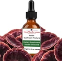 Reishi Tincture, Daily Supplement, Double Extrahered for High Potency, 2 Fl oz, 60 doser