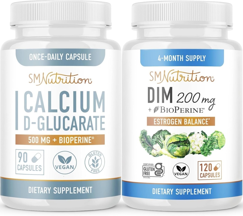 SMNutrition 200mg DIM tillæg med calcium D- glucarat