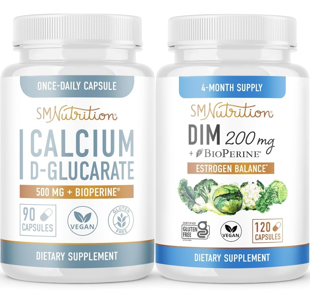 SMNutrition 200mg DIM tillæg med calcium D- glucarat