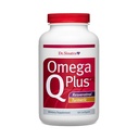 Dr. Sinatra Omega Q Plus Resveratrol og gurkemeje - Omega-3 Supplement med CoQ10 Støtte til sund blodgennemstrømning og sund inflation (90 dages forsyning)