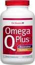 Dr. Sinatra Omega Q Plus Resveratrol og gurkemeje - Omega-3 Supplement med CoQ10 Støtte til sund blodgennemstrømning og sund inflation (90 dages forsyning)