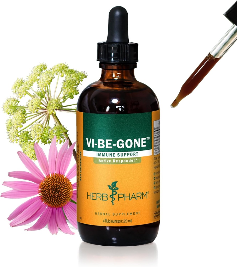 Herb Pharm Virattack flydende herbal formel med Lomatium til aktiv immunsystem support - 4 Ounce
