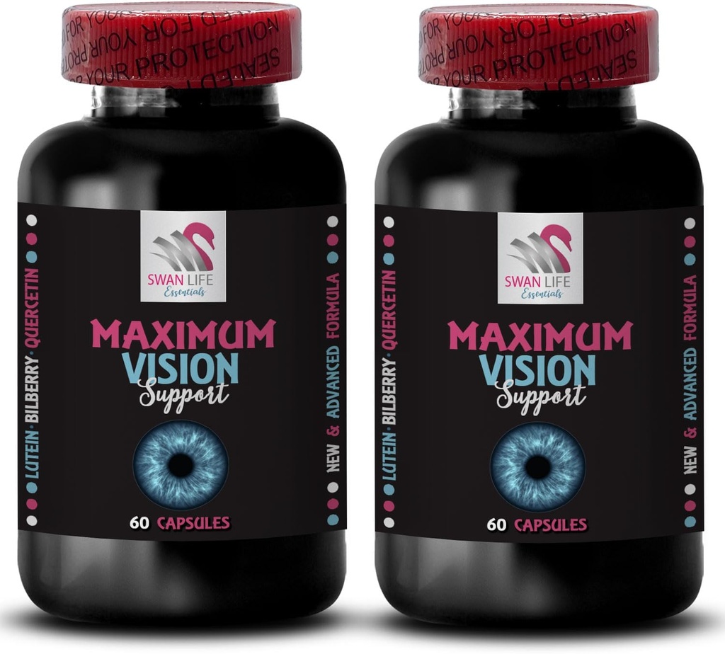 Vision balance - EYE VISION SUPPLEMENT - Clearer scenes, Eye strength, Better image, Crystal vision, Sharp lines, Eye clarity, Focus advantage, Pure sightlines, Vivid vision 2 Bottle 120 Capsules