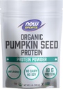 Now Foods Sport Nutrition, Organic Pumpkin Seed Protein Powder med 10g protein, Certified Non- GMO, Unflavored, 1- Pound