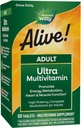 Naturen er i live! Voksen Ultra Multivitaminer, fremmer energi Metabolisme, hjerte & muskelfunktion *, med B- Vitaminer herunder Methylerede B12, Gluten Free, 60 tabletter