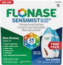 Flonase sensitivitet Allergi Relief Nasal Spray til ikke- Drowsy, 24-timers Multi- symptom Allergi Relief - 120 sprays (pakke med 2)