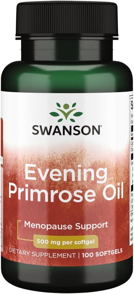 Swanson Evening Primrose Oil (Omegatru) 500 Milligrams 100 Sgels