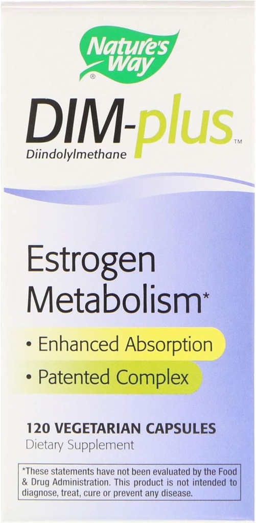 Natures Way Dim Plus østrogen Metabolisme, 2 pakninger á 120 ct