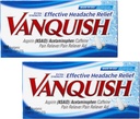 Vanquish Extra Strength Heache and Pain Relief, with Acetaminophen, Aspirin, and Coffein Mear 124; Digital Eye Strain Mear 124; 100 Greve, Pack of 2