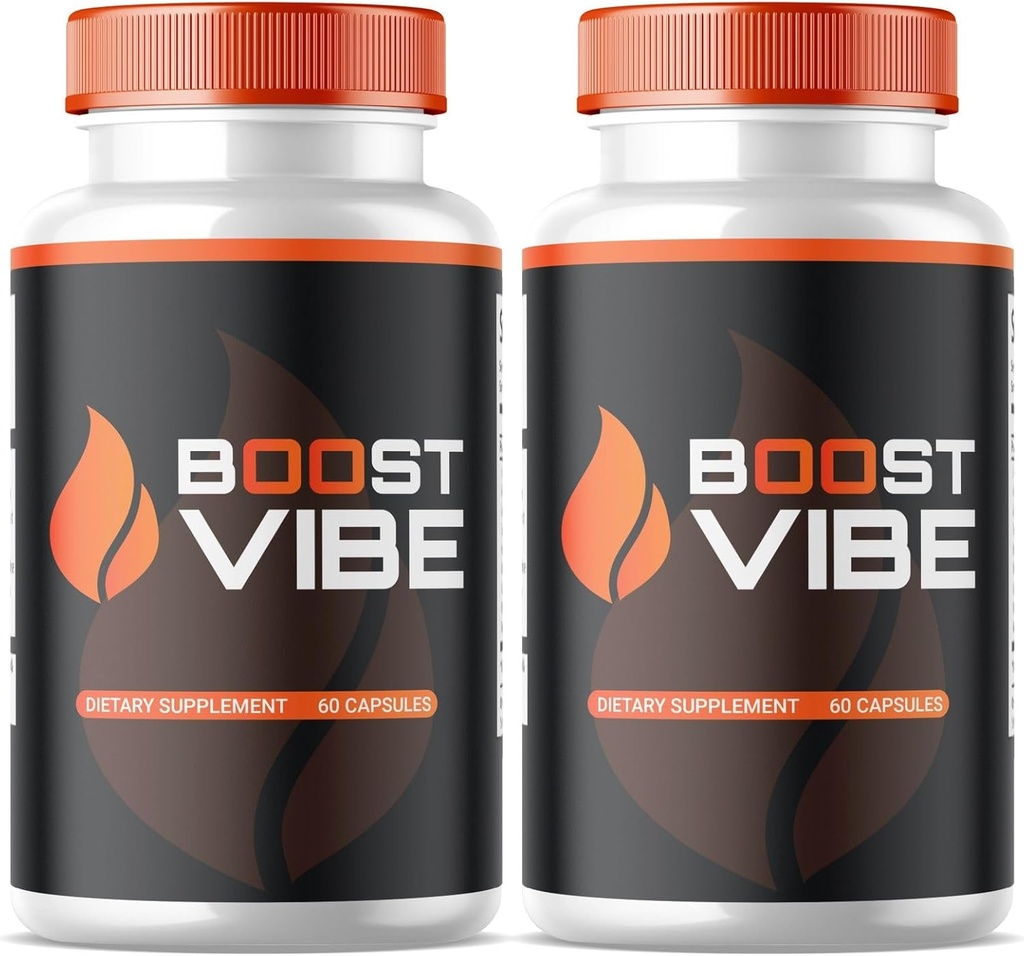 SPRESSO (2 Pack) Boost Vibe Kapsler, officielle Boost Vibe Kapsler, Alle naturlige Boost Vibe Kapsler, Premium Boost Vibe til støtte Mand Sundhed og Wellness, Premium Boost Vibe (120 Kapsler)