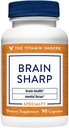 Vitamin Shoppe Brain Sharp med Acetyl- L- Carnitin, Phosphatidylserin & B Vitaminer til hukommelse, fokus, energiproduktion (90 kapsler)
