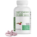 Bronson Tart Cherry Extract + Selleri Seed Kapsler - Kraftfuld Urisyre Rengøring, Fælles Mobilitet Support & Muscle Inddrivelse Supplement - Ikke GMO formel, 120 Vegetariske Kapsler