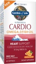 Garden of Life Fish Oil Omega 3 - Cardio Fish Oil Supplement for Heart Health, 915mg Omega 3 Fatty Acids EPA & DHA - Orange Flavor, Two Month Supply, Minami Ultimate Supplements, 60 Softgels