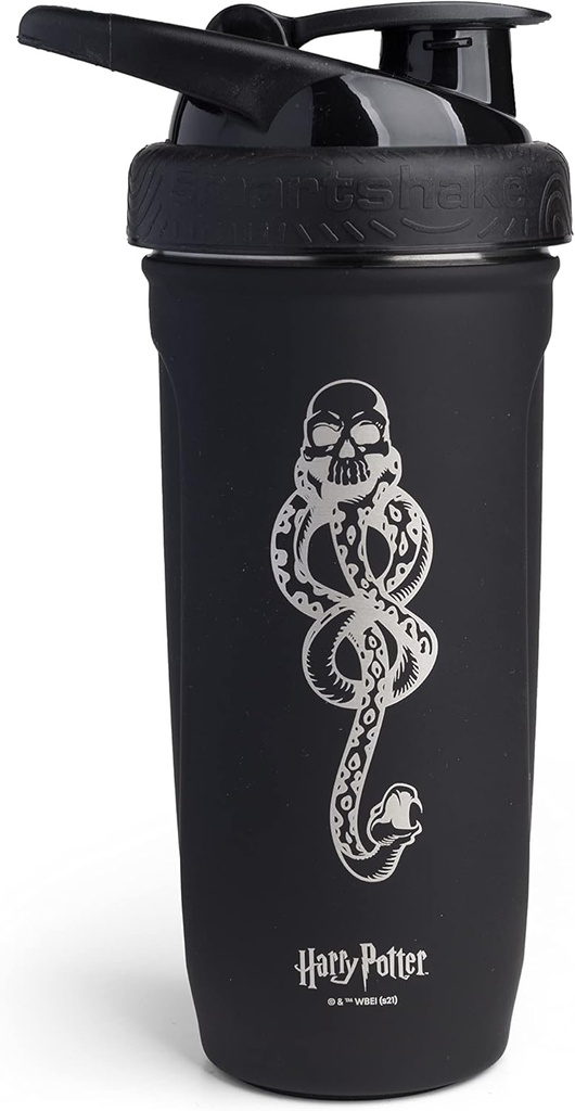 Smartshake Reforce rustfrit stål Harry Potter Dark Mark Logo Shaker Flaske (900 ml / 30 oz)