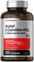 Horbäach Acetyl L Carnitin HCL & Alpha Lipoic Acid 1200mg