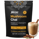 Indre Elevate Superfood Mushroom Chai - Ultimate Coffee Alternative - Adaptogen Mushroom Tea Drikke med Lions Mane, Cordyceps, Chaga, Reishi, Tyrkiet Hale (35 Servere)