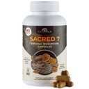 Naturealm Sacred 7 Mushroom Supplement Capsules | 30-Day Supply | 7-in-1 Organic Mushroom Complex Capsules with Lions Mane, Reishi, Chaga | 1000mg Per Serving | Immune Support & Focus