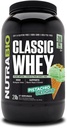 NutraBio Classic Whey Protein Powder- 25G Protein Per Scoop - Full- Spectrum Aminosyreprofil - Ingen Fillers, Kunstige Farver, Preservatives - (Pistachio Delight, 2 Pounds)
