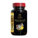 CHIA Seed Supplement - High Fiber and Protein with Omega-3 Supplement, chia Seed Vitamin, Vegan Chia Seed Oil, chia Seed Oil softgel - 1 flaske