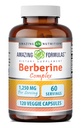 Amazing Formulas Berberine med Bitter Melon & Banaba Extract Complex 124; 1250 Mg per Serving Medical 124; 120 Veggie Kapsler 124; Non- GMO Medical 124; Gluten- Free Medical 124; Lavet i USA