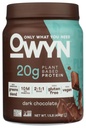 OWYN Kun hvad du behøver Plant- baseret protein pulver, mørk chokolade, 1,17 lbs