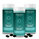 Iwi Life Heart Omega-3, 180 Softgels (90 Servere), Vegan Plant- baserede Alger Omega Fedtsyrer + EPA, Heart Health Support Kosttilskud, Krill & Fish Oil Alternative, Ingen Fishy Eftersmag