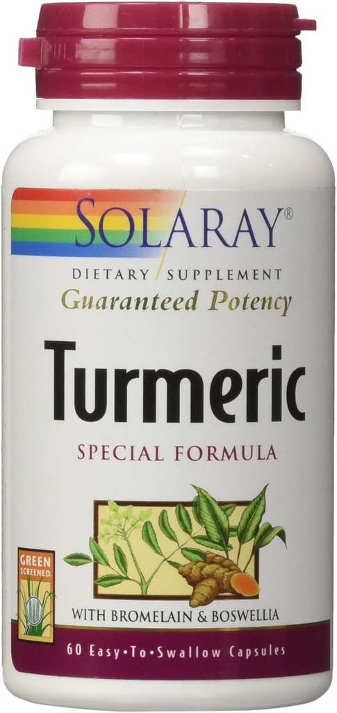 Solaray - Gurkemeje, 60 kapsler