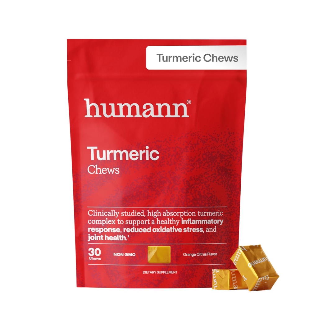 Humann gurkemeje tillæg - Klinisk undersøgt høj Absorption Curcumin kompleks - Orange Citrus Flavor - fra SuperBeets Makers - Fælles sundhed - 30 Greve