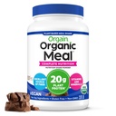 Orgain Organic Vegan Meal Erstatning Protein Powder, Creamy Chocolate Fudge - 20g Plant Based Protein, Gluten Free, Dairy Free, Lactose Free, Soy Free, No Sugar Added, For Smoothies & Shakes - 2.03lb
