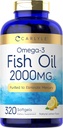 Carlyle Fish Oil Omega 3 Kosttilskud ekskl. GMO, gluten Free Pills