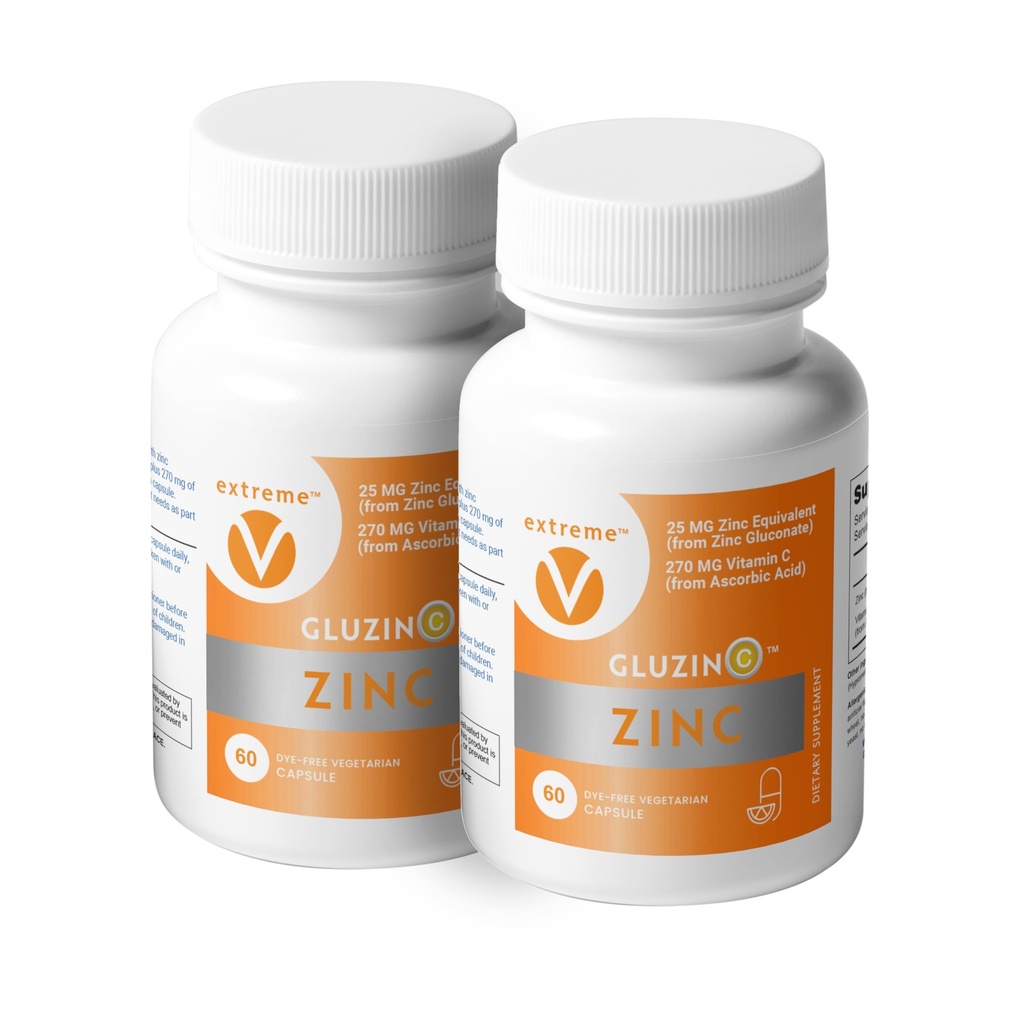Zink MG25 + VC Dual Pack Note 124; Daily Zink Gluconate + C-vitamin