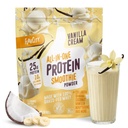 FlavCity Grass Fed Whey Protein Powder - Vanilla Smoothie - 25g Protein & 10g Collagen - Lavet med Real Vanilla Bean & Organic Coconut Milk - Gluten Free & Ingen Tilføjet sukkerarter (20 Servere)