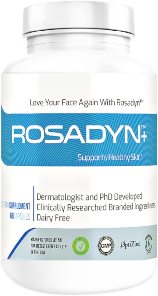 Rosacea hudpleje supplement til rødme af ansigt, øje og næse Budding124; Mål Rodårsagen til symptomer
