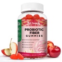 Totaria 9- in-1 Probiotiske fibre gummier for voksne & Teens 16G Fiber per servering, Psyllium Fiber supplement med 5 Millioner CFU Bacillus Coagulans, Inulin, ACV for fordøjelig & Gut Wellness - 60 Gummies
