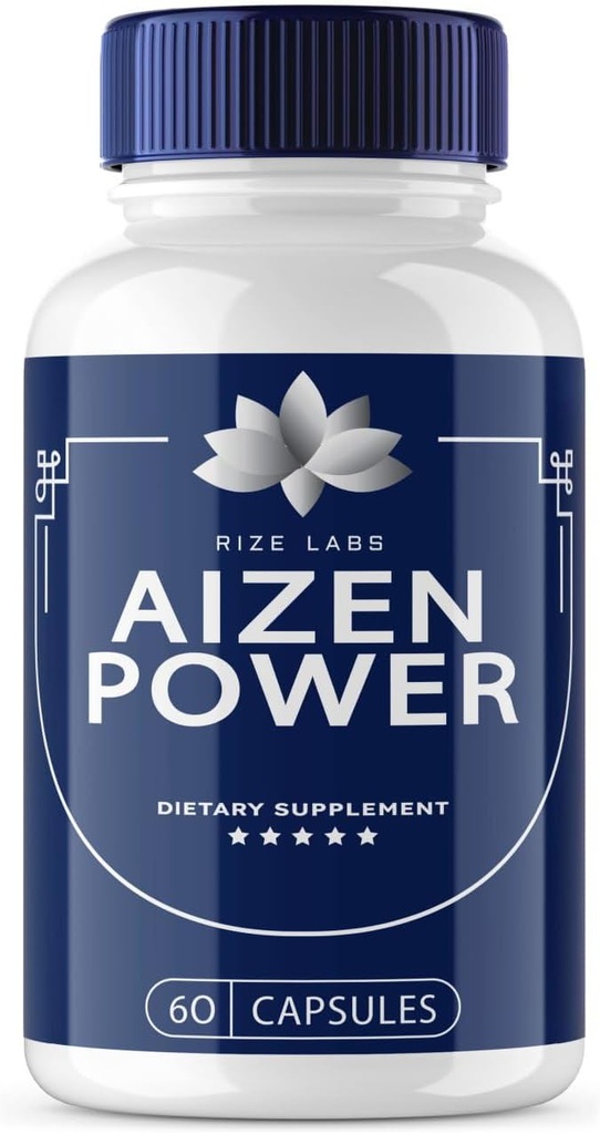 rize laboratorier - Aizen Power for mænd, Alle naturlige mandlige supplement til Boost energi og ydeevne (60 kapsler)